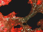 infrared map of madison &copy; NASA 